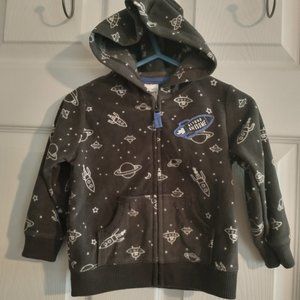 KIDS SPACE THEME HOODIE - SIZE 12 MONTHS